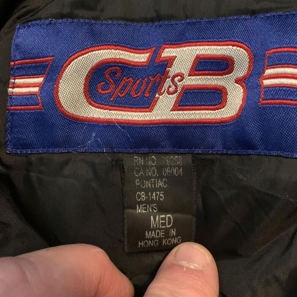Vintage‎ CB Sports Assault Jacket Mens Medium Black Insulated Parka 80s 90s - Picture 3 of 7